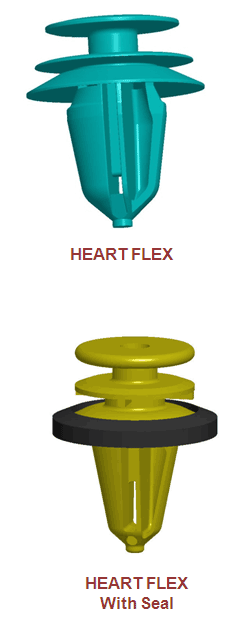 W-Base Heart Flex Fasteners